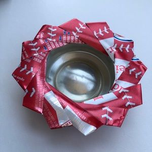 Budweiser Chicago Cubs handmade candle holder